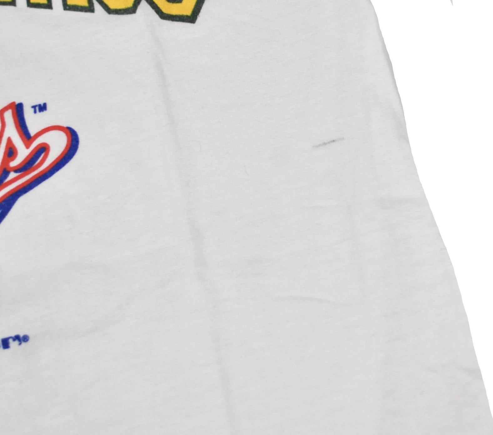 Vintage LEE SPORTS Oakland A's Athletics Gray T Shirt Mens Size M AL WEST  DIV.