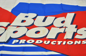 Vintage Budweiser 1994 Bud Sports Productions Thick Banner