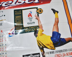 Vintage 1996 Atlanta Olympics Budweiser Banner