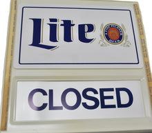 Vintage Lite Beer 1983 Open/Closed Sign