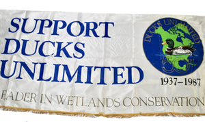 Vintage Ducks Unlimited 1987 Banner