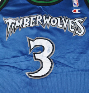Vintage Minnesota Timberwolves Stephon Marbury 3 Jersey 