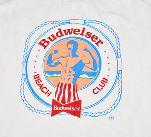 Vintage Budweiser Beach Club Shirt Size Medium