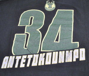 Vintage Milwaukee Bucks Giannis Antetokounmpo Shirt Size X-Large