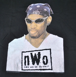 Vintage Dennis Rodman 1997 NWO Wrestling Shirt Size Large