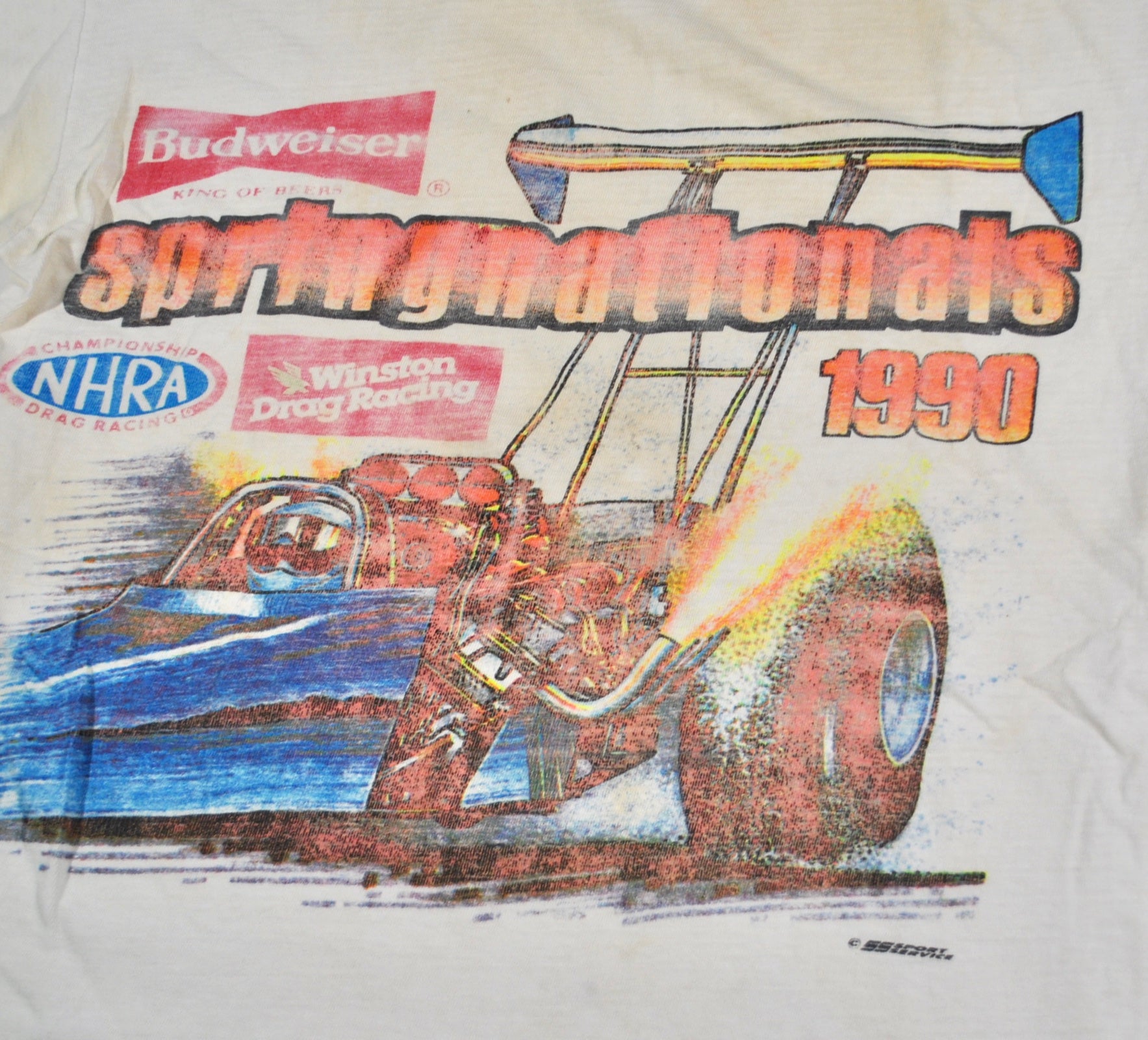 Vintage Budweiser 1990 Spring Nationals Shirt Size Small – Yesterday's Attic