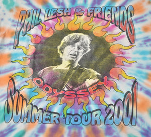 Vintage Grateful Dead Phil Lesh & Friends Willie Nelson, The Allman Brothers 2001 Summer Tour Shirt Size Large