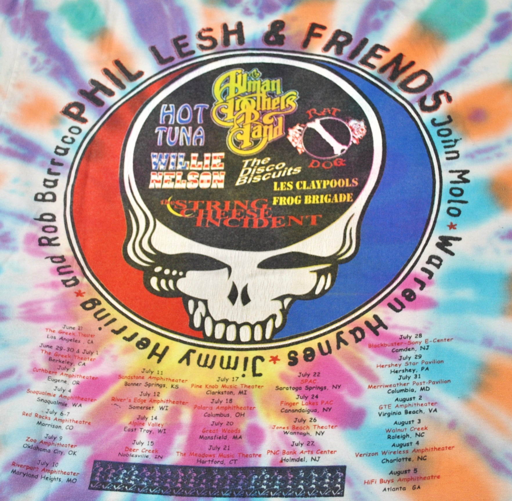 Vintage Grateful Dead Phil Lesh & Friends Willie Nelson, The