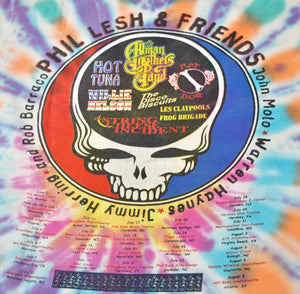 Vintage Grateful Dead Phil Lesh & Friends Willie Nelson, The Allman Brothers 2001 Summer Tour Shirt Size Large