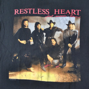 Vintage Restless Heart 1990 Brockum Shirt Size Large