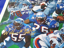 Vintage New England Patriots Super Bowl XXXI Autographs Include Willie McGinest, Curtis Martin, & Others Poster