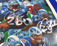 Vintage New England Patriots Super Bowl XXXI Autographs Include Willie McGinest, Curtis Martin, & Others Poster