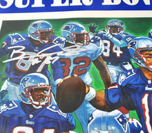 Vintage New England Patriots Super Bowl XXXI Autographs Include Willie McGinest, Curtis Martin, & Others Poster