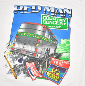 Vintage Red Man Country Concert Shirt Size Large