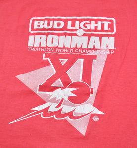Vintage Bud Light Iron Man 80s Shirt Size Medium