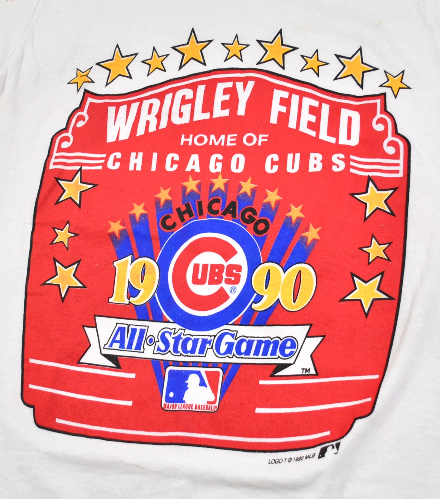 Vintage 1990 All Star Game Wrigley Field Chicago Cubs Shirt Size Small –  Yesterday's Attic