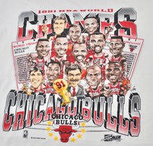 Vintage Chicago Bulls 1991 NBA Champions Salem Sportswear Shirt Size Medium(wide)