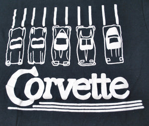 Vintage Corvette 80s Screen Stars Shirt Size Small