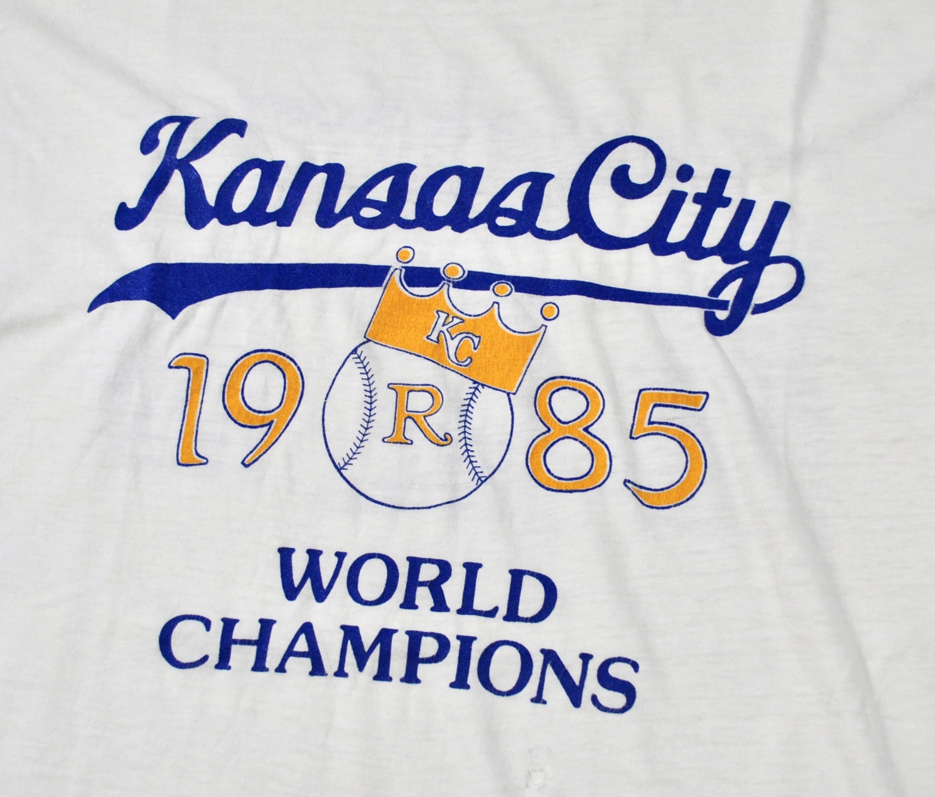 Vintage Kansas City Royals 1985 World Champions The Miracle Workers Sh –  Yesterday's Attic