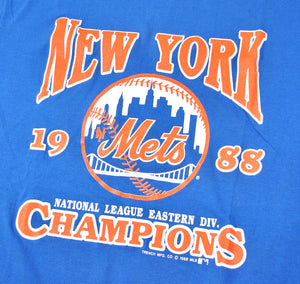 Vintage New York Mets 1988 Shirt Size Medium(tall)