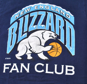 Vintage New England Blizzard Fan Club Shirt Size Large