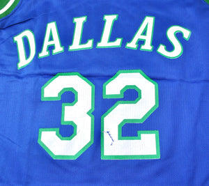 Vintage Champion Brand Dallas Mavericks Jamal Mashburn Jersey Size Large