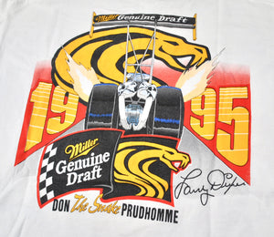 Vintage Miller Genuine Draft 1995 Don Prudhomme Shirt Size X-Large