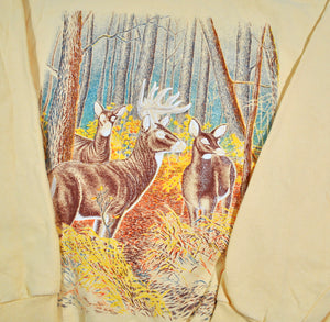 Vintage Deer Sweatshirt Size Medium