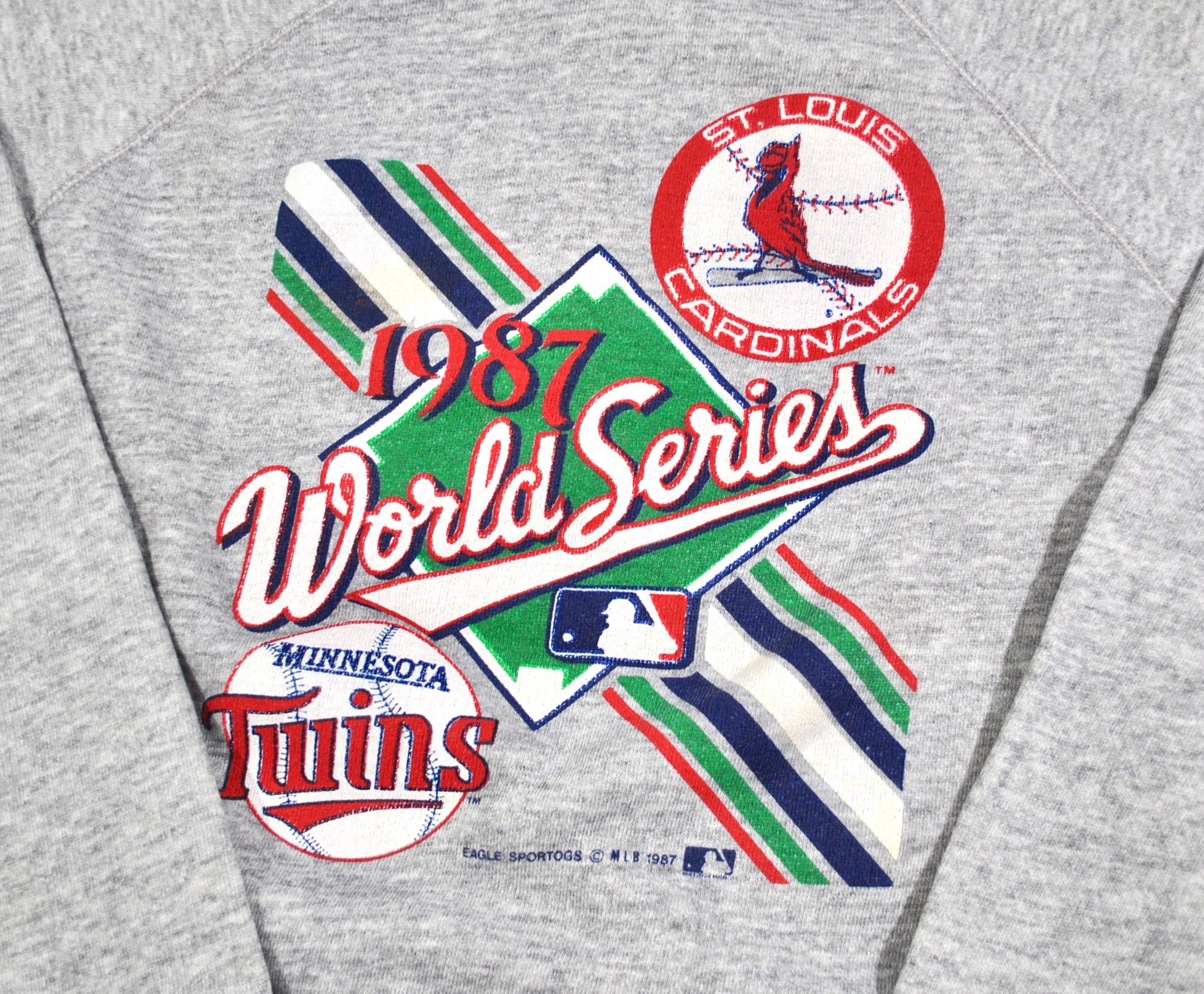 Vintage Minnesota Twins St. Louis Cardinals 1987 World Series Sweatshi –  Yesterday's Attic
