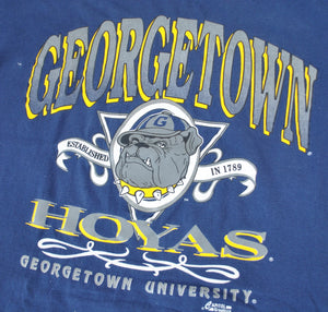 Vintage Georgetown Hoyas Shirt Size Large(wide)