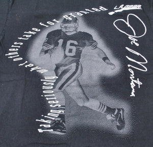 Vintage San Francisco 49ers Joe Montana LA Gear 90s Shirt Size Medium