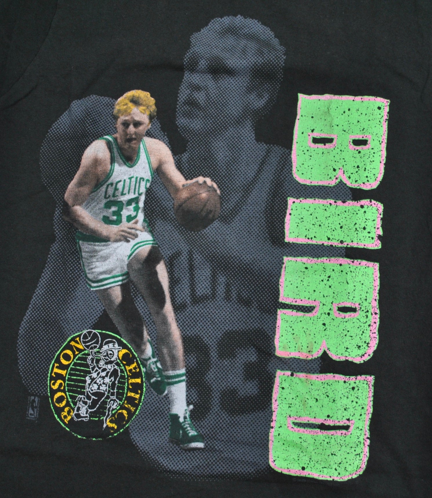 Vintage Boston Celtics Larry Bird Salem Sportswear Shirt Size Small