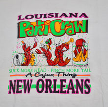 Vintage Louisiana New Orleans Parti Craw Shirt Size Medium