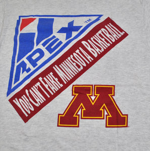 Vintage Minnesota Golden Gophers Apex Brand Shirt Size Large