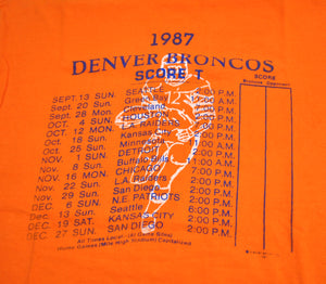 Vintage Denver Broncos 1987 Shirt Size Medium