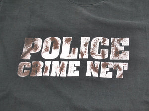 Vintage Police Crime Net Shirt Size X-Large