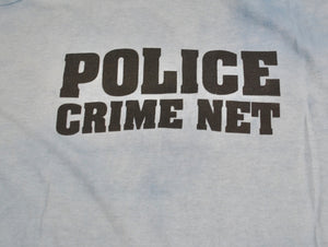 Vintage Police Crime Net Shirt Size X-Large