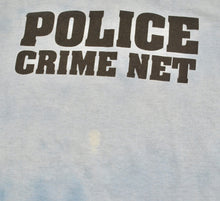 Vintage Police Crime Net Shirt Size X-Large