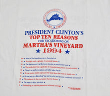 Vintage Bill Clinton 1994 The Vacation That Fits The Bill Shirt Size Large