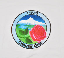 Vintage Ping Cellular One 1987 Golf Shirt Size Large