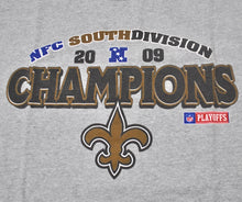 Vintage New Orleans Saints 2009 Division Champions Shirt Size Large