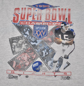 Vintage New York Giants Super Bowl XXV Salem Sportswear Shirt Size Small