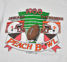 Vintage Tennessee Volunteers Indiana Hoosiers 1988 Peach Bowl Shirt Size Small(tall)