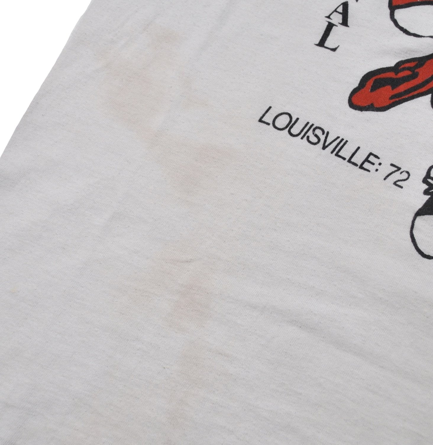 Vintage University of Louisville Cardinals 1986 National Champs T-Shirt Sz  S/M
