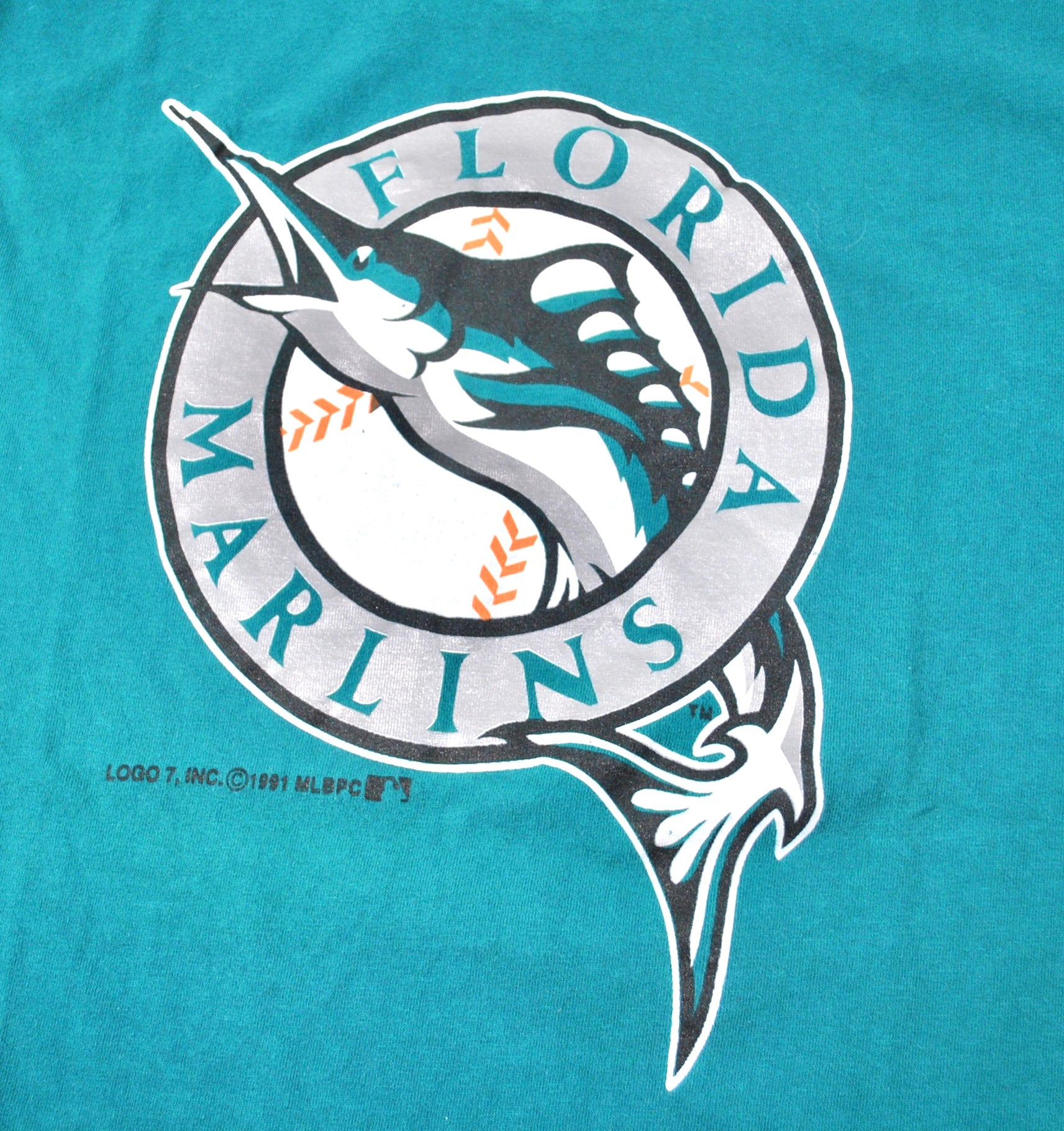 Vintage Florida Marlins 1991 Shirt Size Large(tall) – Yesterday's