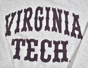 Vintage Virginia Tech Hokies Sweatshirt Size Medium