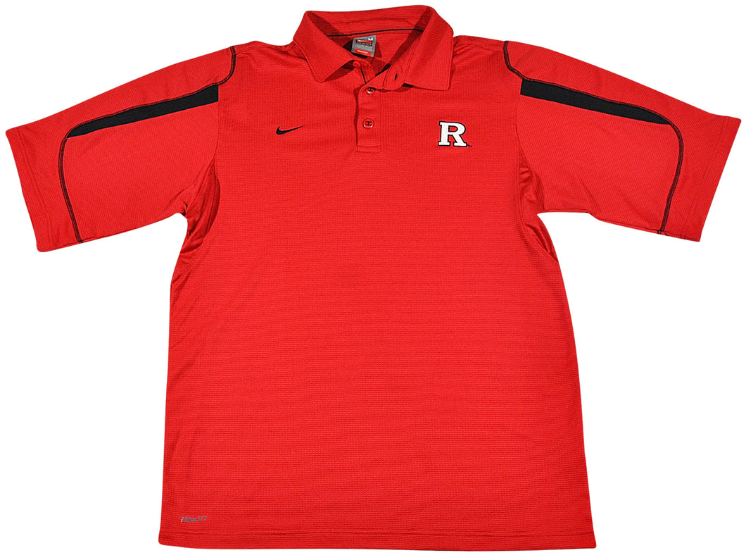 Vintage Rutgers Scarlet Knights Nike Polo Size Medium