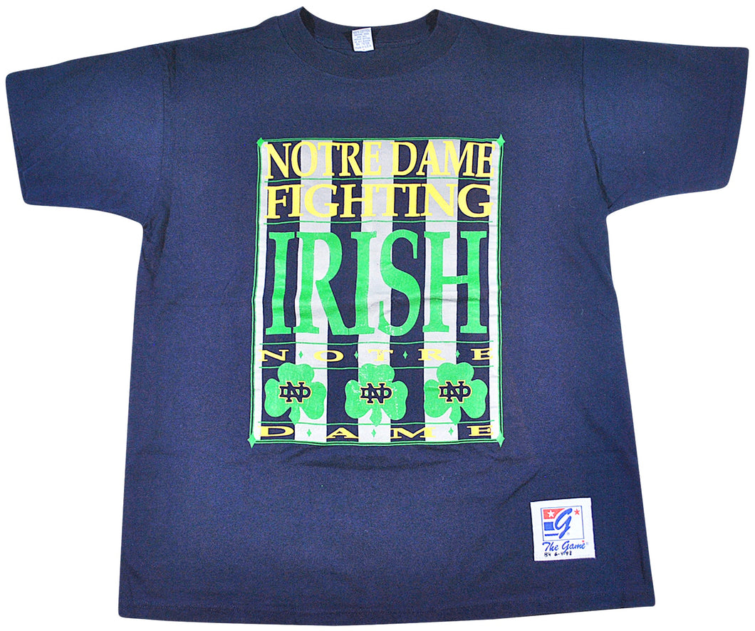 Vintage Notre Dame Fighting Irish Shirt Size Large