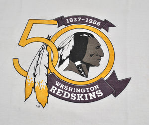 Vintage Washington Redskins 1986 50th Anniversary Shirt Size Medium