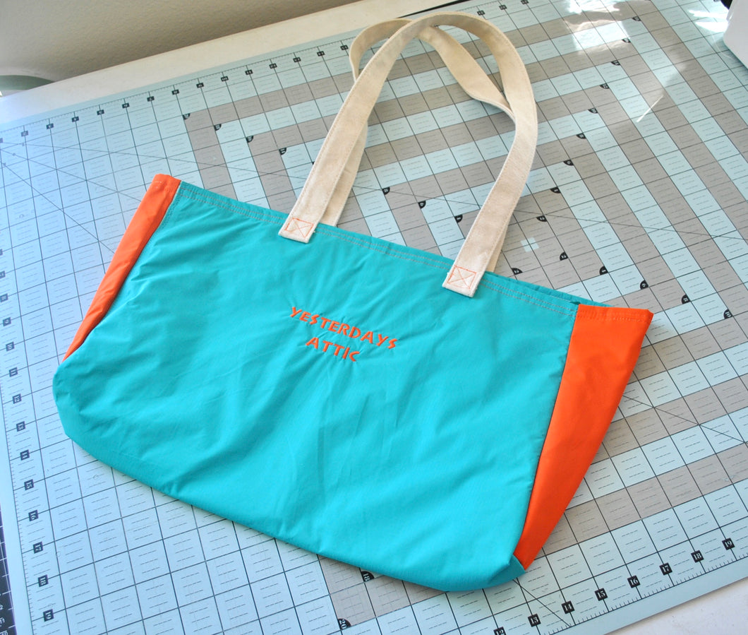 Vintage Yesterday's Attic Rework Tote Bag